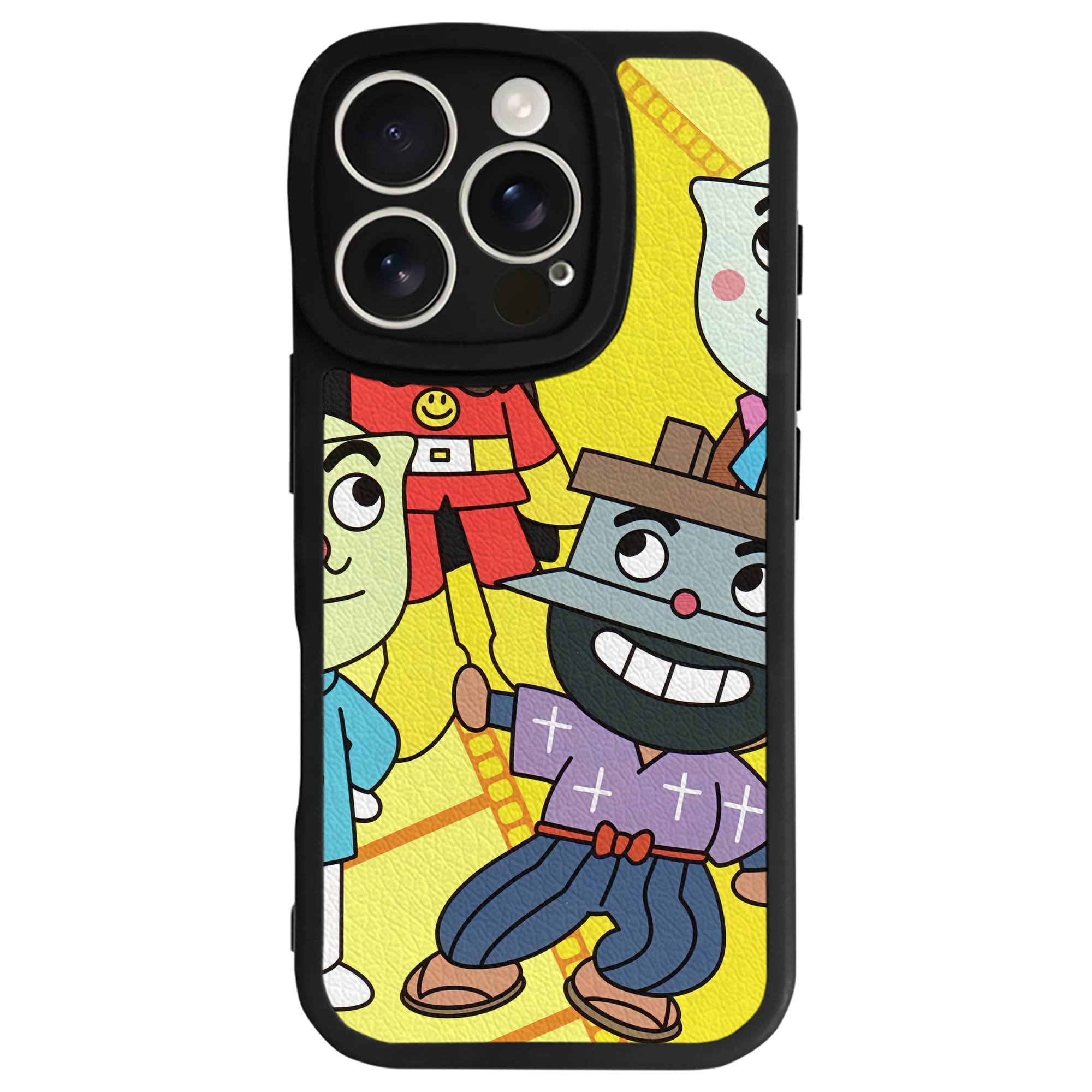 （画像用） アンパンマン Anpanman 【iPhone 16シリーズ対応】シリコンスマホケース（レザー調） 材質：シリコン